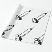 Retro-Spritze Geschenkpapier (Ungerollt)