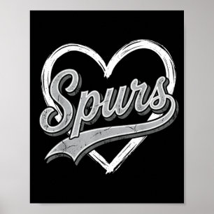 Retro Spurs Spitzname Vintage Für Frauen Männer Ju Poster