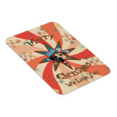 Retro-Sputnik-Foto- und Nachrichten-Weihnachtsküch Magnet (Rechte Seite)