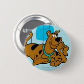 Retro Squares Scooby-Doo ablegen Button (Vorne & Hinten)