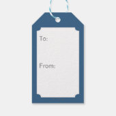 Retro Squares Scooby-Doo ablegen Geschenkanhänger (Rückseite)