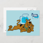 Retro Squares Scooby-Doo ablegen Postkarte (Vorne/Hinten)