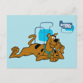 Retro Squares Scooby-Doo ablegen Postkarte (Vorderseite)