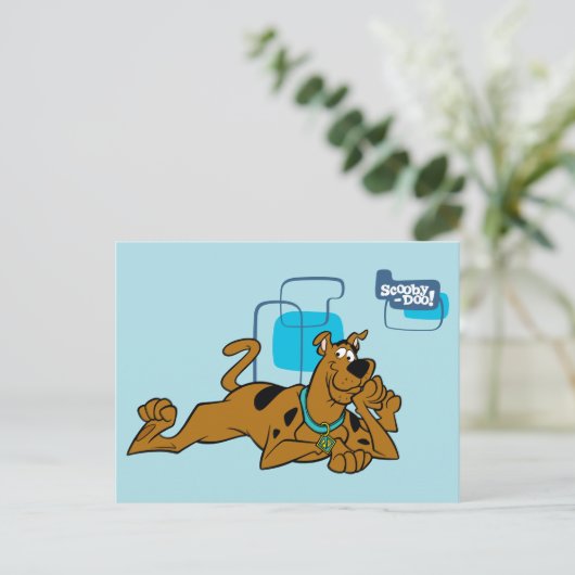 Retro Squares Scooby-Doo ablegen Postkarte (Stehend Vorderseite)