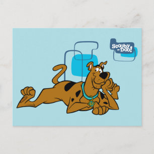 Retro Squares Scooby-Doo ablegen Postkarte