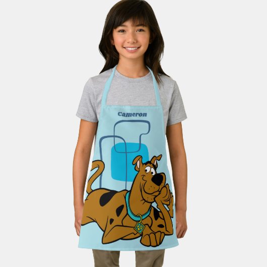 Retro Squares Scooby-Doo ablegen Schürze (Insitu)