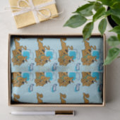 Retro Squares Scooby-Doo ablegen Seidenpapier (Geschenk)