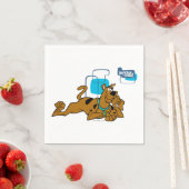 Retro Squares Scooby-Doo ablegen Serviette (Beispiel)