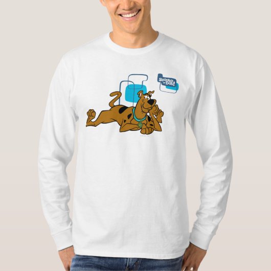 Retro Squares Scooby-Doo ablegen T-Shirt (Vorderseite)
