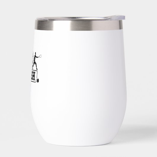 Retro Squash Player Action Sequence Silhouette Art (Links)