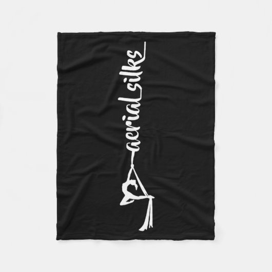 Retro Srt Aerial Silks Quote Funny Basic Fleecedecke (Vorderseite)