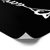 Retro Srt Aerial Silks Quote Funny Basic  Poster (Ecke)