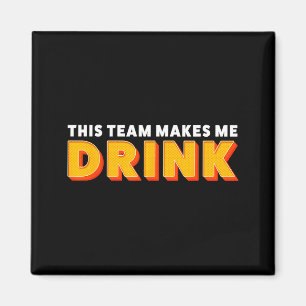 Retro Srt Dieses Team Lässt Mich Trinken Lustiger Magnet