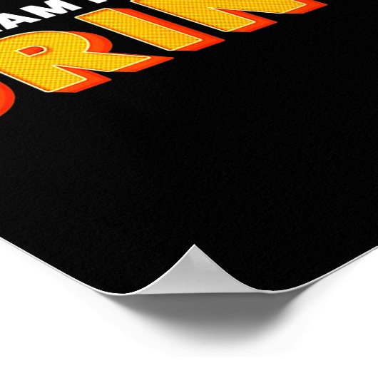 Retro Srt This Team Makes Me Drink Funny Football  Poster (Ecke)