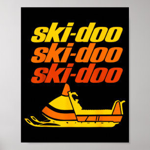 Retro-Srt-Zitat Ski Doo Vintage-Schneemobile Lusti Poster