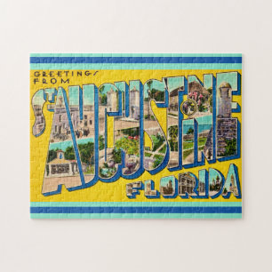 Retro St Augustine FL 11x14 Puzzle