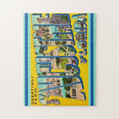Retro St Augustine FL 11x14 Puzzle (Vertikal)
