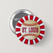 RETRO ST.- LOUISbaseball Button (Vorne & Hinten)