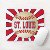 RETRO ST.- LOUISbaseball Mousepad (Mit Mouse)