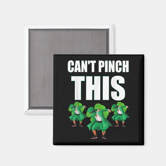 Retro St Patrick's Day Can't Nch This Magnet (Vorderseite/Rückseite)