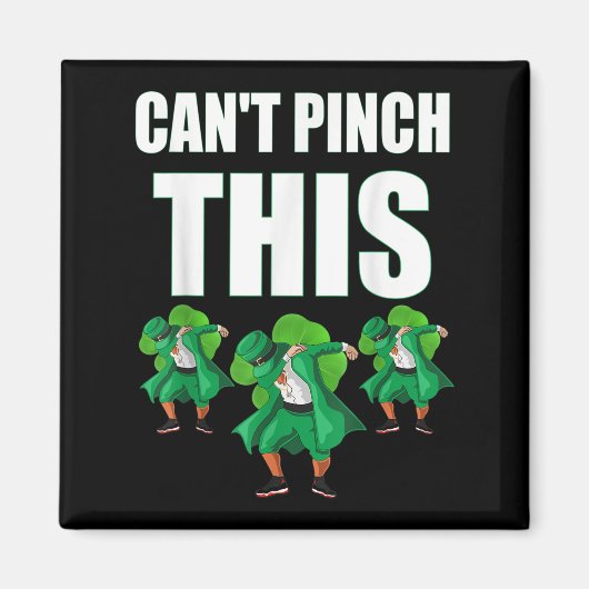 Retro St Patrick's Day Can't Nch This Magnet (Vorne)