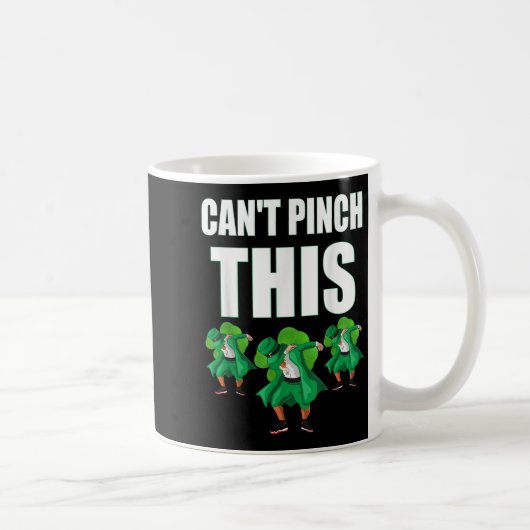 Retro St. Patrick's Day Can't Touch This Kaffeetasse (Rechts)