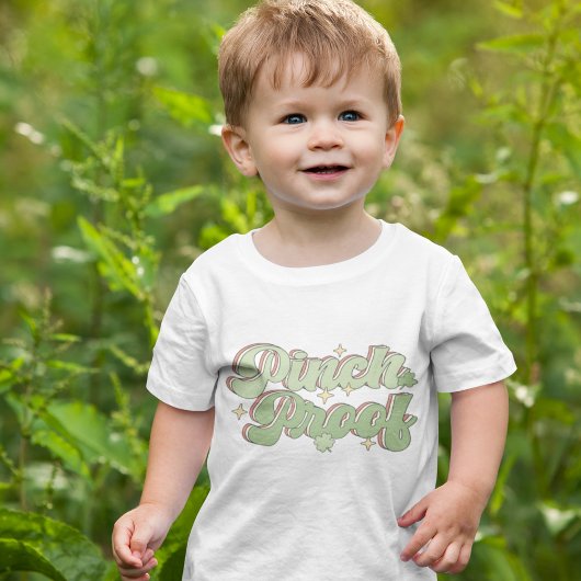 Retro St Patricks Day Pinch Baby T-shirt