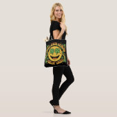 Retro St. Patrick's Day Smiley Gesicht Glücklicher Tasche (Am Model)