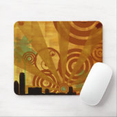 Retro Stadt Mousepad (Mit Mouse)