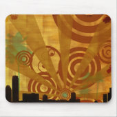Retro Stadt Mousepad (Vorne)