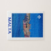 RETRO Stadt PLAKAT Maltas Valletta von KnightsII Puzzle (Horizontal)