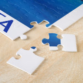 RETRO Stadt PLAKAT Maltas Valletta von KnightsII Puzzle (Seite)