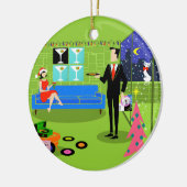 Retro städtische keramik ornament (Links)