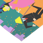 Retro städtischer Dachspitze-Party-Tabellen-Läufer Kurzer Tischläufer (Ecke)