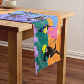 Retro städtischer Dachspitze-Party-Tabellen-Läufer Kurzer Tischläufer (Beispiel)