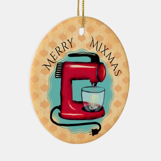 Retro Stand Mixer Backbäckerei Weihnachtsschmuck (Rechts)