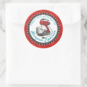 Retro Standmischer aus der Küche des Aufklebers Runder Aufkleber (Tasche)