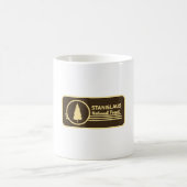 Retro Stanislaus National Forest Patch Kaffeetasse (Mittel)