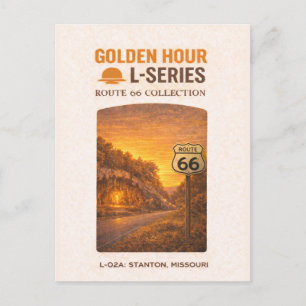 Retro Stanton Missouri Route 66 Landmark Kunst Feiertagspostkarte