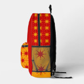 Retro Star Bedruckter Rucksack (Rechts)