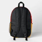 Retro Star Bedruckter Rucksack (Rückseite)
