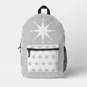 Retro Star Bedruckter Rucksack (Vorderseite)