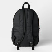 Retro-Star-Buchpaket Bedruckter Rucksack (Rückseite)