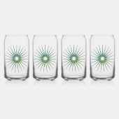 Retro Star Burst der 1970er Jahre Dosenglas (Hinten)