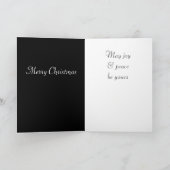 'Retro Star' Feiertagskarte (Innenseite)