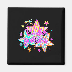 Retro-Star-Kindergarten zurück zur Schule lustig Magnet