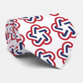 Retro Star Krawatte (Gerollt)