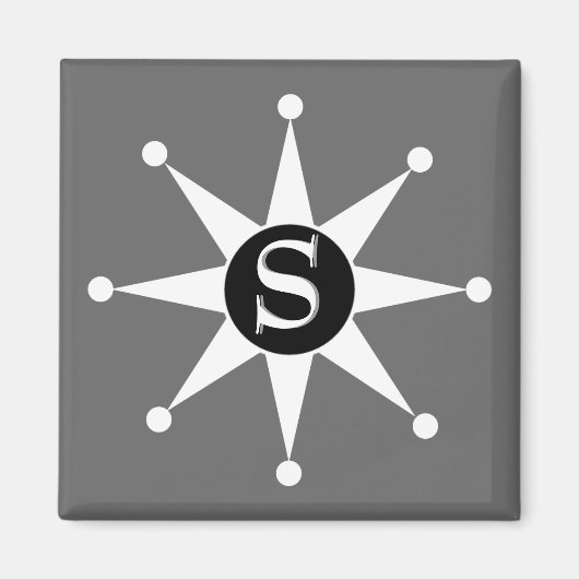Retro Star Magnet (Vorne)