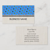 Retro Star Modernes geometrisches Muster 3 Visitenkarte (Vorne/Hinten)