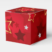 Retro Star Muster Geschenkschachtel (Vorderseite)
